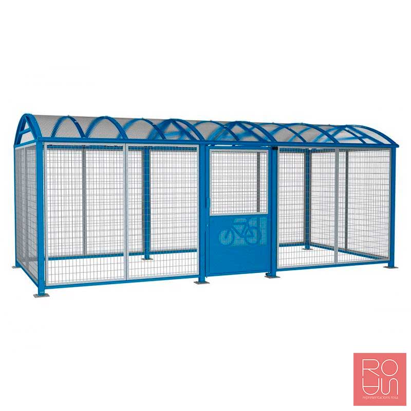 Refugi per bicicletes i motos Bòveda XL amb porta